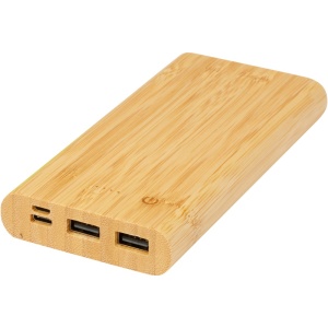 Baterie externă Tulda din bambus, 10.000 mAh