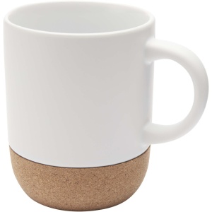 Cană ceramică Billie de 300 ml, sublimată, cu detalii din plută