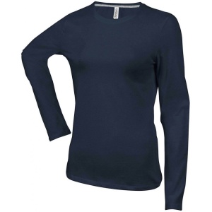 TRICOU CU MÂNECĂ LUNGĂ ȘI GÂT ROTUND PENTRU DAMĂ, M - Img 2