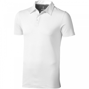 Tricou polo elastic Markham cu mânecă scurtă pentru bărbați, L - Img 1