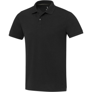 Tricou polo reciclat Aware(tm) unisex cu mânecă scurtă, culoare smarald, S - Img 4
