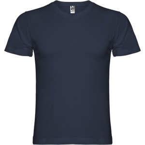 Tricou Samoyedo pentru bărbați cu mânecă scurtă și decolteu în V, M - Img 1
