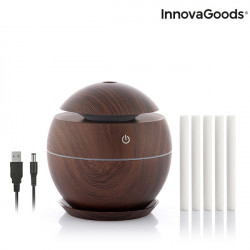 Umidificator si difuzor aromaterapie Walnut si accesorii