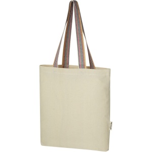 Geantă tote din bumbac reciclat Rainbow 180 g/m2 5L