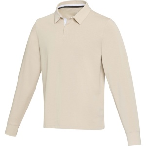 Hanorac unisex Clyde organic cu imprimeu de polo pentru rugby, 3XL - Img 1