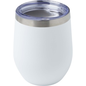 Pahar termoizolant vidat Corzo 350 ml din oțel inoxidabil reciclat, certificat RCS, din cupru - Img 1
