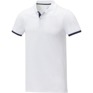Polo bicolor pentru bărbați cu mânecă scurtă Morgan, XL - Img 1