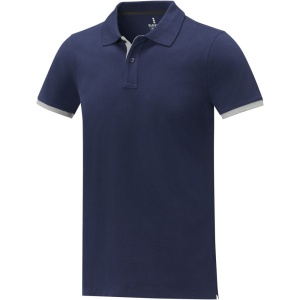 Polo bicolor pentru bărbați cu mânecă scurtă Morgan, XS - Img 3