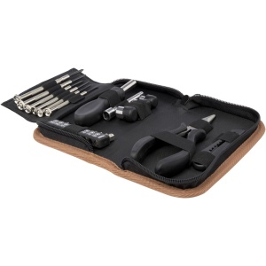 Set de scule Spike RCS din plastic reciclat, format din 24 de piese, cu husă de plută