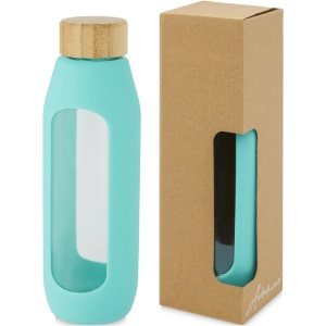 Sticlă Tidan din sticlă borosilicată 600 ml cu mâner din silicon - Img 2