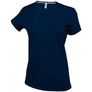 TRICOU CU MÂNECĂ SCURTĂ ȘI GÂTEL ROTUND PENTRU DAMĂ, M - Img 11