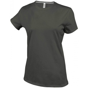 TRICOU CU MÂNECĂ SCURTĂ ȘI GÂTEL ROTUND PENTRU DAMĂ, XL - Img 4