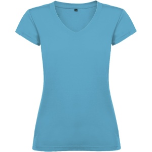 Tricou Victoria cu mânecă scurtă și decolteu în V pentru femei, L - Img 10