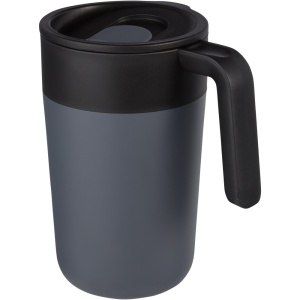 Cană reciclată Nordia cu perete dublu, 400 ml - Img 4