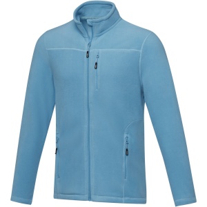Jachetă din fleece reciclat cu fermoar complet Elevate Amber pentru bărbați, L - Img 2