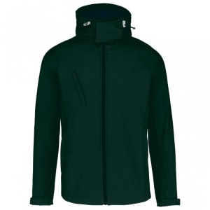 JACHETĂ SOFTSHELL CU GLUGĂ DETAȘABILĂ PENTRU BĂRBAȚI, XL - Img 1