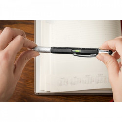 Pix multifunctional 6 in 1 Negru cu ruleta