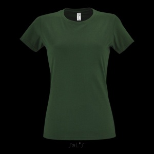 SOL'S <I>IMPERIAL</I> TRICOU CU GULER ROTUND PENTRU DAMĂ, 3XL - Img 3