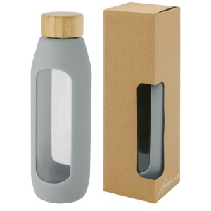 Sticlă Tidan din sticlă borosilicată 600 ml cu mâner din silicon - Img 3