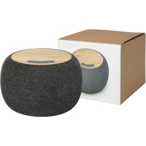 Difuzor Bluetooth(r) și suport de încărcare wireless din bambus Ecofiber/RPET