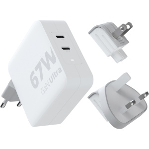 Încărcător de călătorie Xtorm XVC2067 GaN Ultra 67W cu cablu USB-C PD de 100W