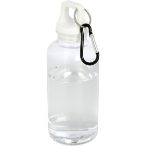 Sticlă de apă Oregon de 400 ml din plastic reciclat, certificată RCS, cu carabină - Img 1