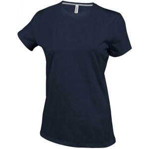 TRICOU CU MÂNECĂ SCURTĂ ȘI GÂTEL ROTUND PENTRU DAMĂ, M - Img 3