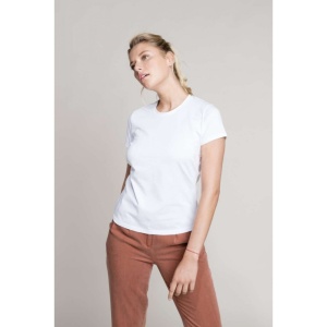 TRICOU CU MÂNECĂ SCURTĂ ȘI GÂTEL ROTUND PENTRU DAMĂ, M - Img 13