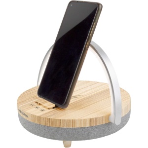 Boxă Bluetooth(r) Prixton 4 în 1 de 10 W cu lumină LED și bază de încărcare wireless - Img 2