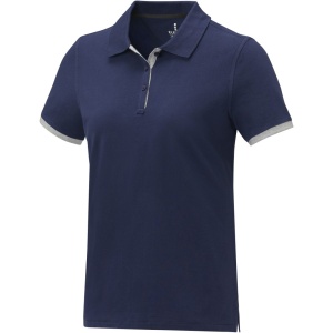 Polo bicolor Morgan pentru femei cu mânecă scurtă, XS - Img 3