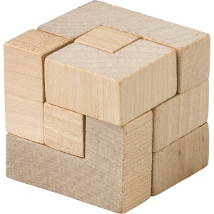 Puzzle cub din lemn Amber