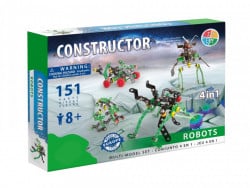 Set constructie Roboti 4 in 1, 151 piese in cutie