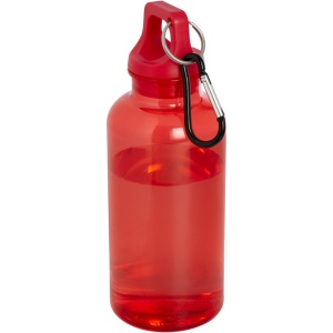 Sticlă de apă Oregon de 400 ml din plastic reciclat, certificată RCS, cu carabină - Img 2