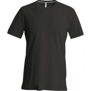 TRICOU CU MÂNECĂ SCURTĂ ȘI GÂT ROTUND, S