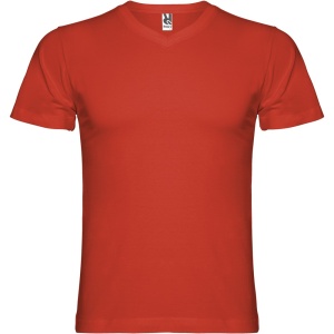 Tricou Samoyedo pentru bărbați cu mânecă scurtă și decolteu în V, M - Img 5