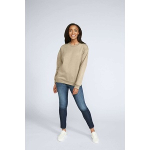 Tricou Softstyle(r) cu guler rotund din fleece de greutate medie pentru adulți, L - Img 7