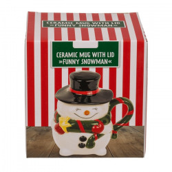Cana cu capac Frosty palarie neagra in cutie