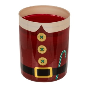 pahar whiskey Craciun rosu