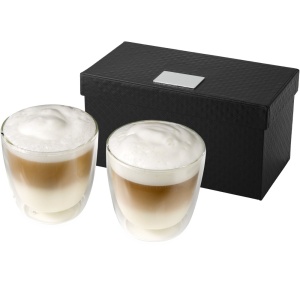 Set de 2 cești de cafea din sticlă Boda, Transparent