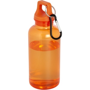 Sticlă de apă Oregon de 400 ml din plastic reciclat, certificată RCS, cu carabină - Img 3