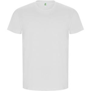 Tricou bărbătesc cu mânecă scurtă, auriu, XL - Img 2