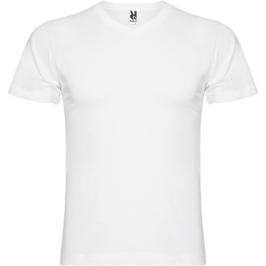 Tricou Samoyedo pentru bărbați cu mânecă scurtă și decolteu în V, S - Img 2
