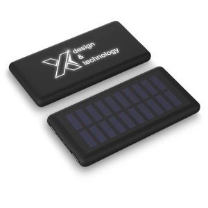 Baterie solară externă SCX.design P30, 8000 mAh, cu lumină