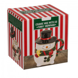 Cana cu capac Frosty palarie neagra in cutie 1