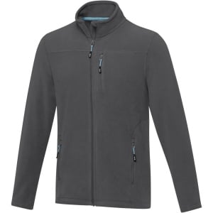 Jachetă din fleece reciclat cu fermoar complet Elevate Amber pentru bărbați, L - Img 4