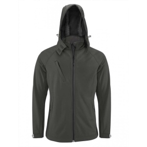 JACHETĂ SOFTSHELL CU GLUGĂ DETAȘABILĂ PENTRU BĂRBAȚI, XL - Img 7