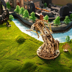 Puzzle 3D lemn Balista langa apa