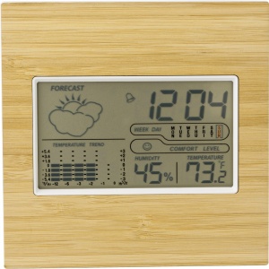 Stație meteo din bambus Lia
