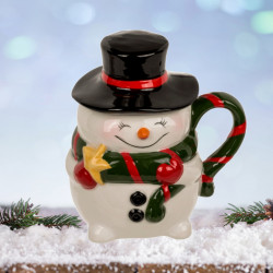 Cana cu capac Frosty palarie neagra