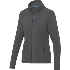 Jachetă din fleece reciclat cu fermoar complet Amber pentru femei GRS, M - Img 4